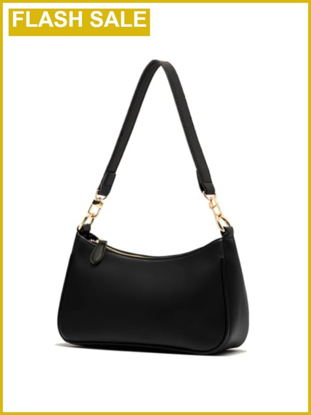 Faux Leather Hobo Handbag Crossbody Clutch with Removable Straps
